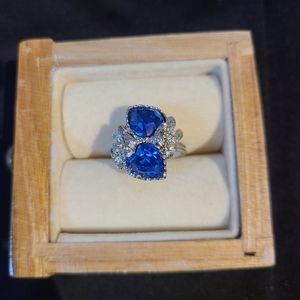 Vintage Sarah Conventry 'Love Story' adjustable ring